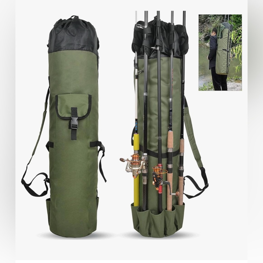 Waterproof Fishing Rod and Gear Bag - Picture 7 of 7